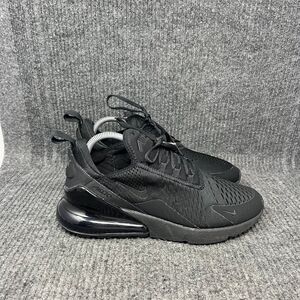 Nike Air Max 270 Triple Black Athletic Running Shoes Women’s 10 AH6789-006